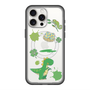 スリムプロテクションプレミアムケース with MagSafe［ DRAWING PAPER Green ］