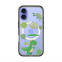 スリムプロテクションプレミアムケース with MagSafe［ DRAWING PAPER Green ］