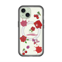 スリムプロテクションプレミアムケース with MagSafe［ DRAWING PAPER Red ］