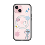 スリムプロテクションプレミアムケース with MagSafe［ DRAWING PAPER White ］