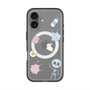 スリムプロテクションプレミアムケース with MagSafe［ DRAWING PAPER White ］