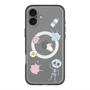 スリムプロテクションプレミアムケース with MagSafe［ DRAWING PAPER White ］