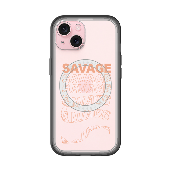 スリムプロテクションプレミアムケース with MagSafe［ SAVAGE Orange ］