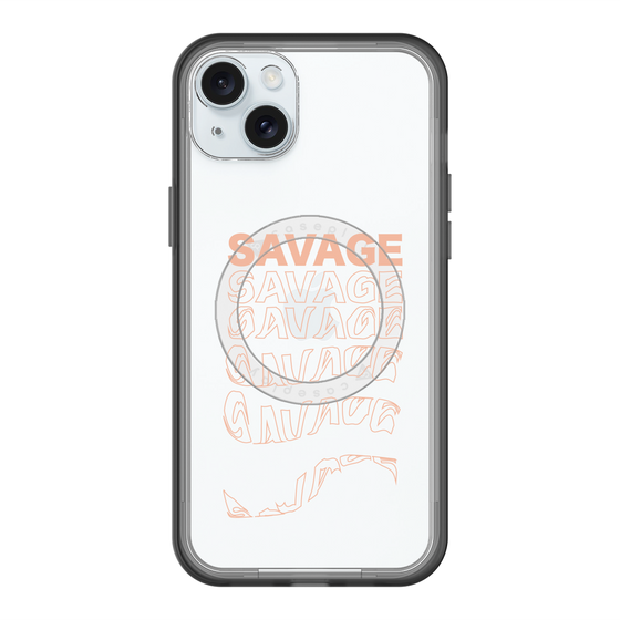 スリムプロテクションプレミアムケース with MagSafe［ SAVAGE Orange ］