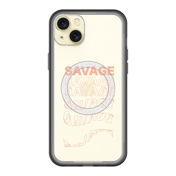 スリムプロテクションプレミアムケース with MagSafe［ SAVAGE Orange ］