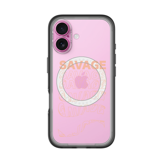 スリムプロテクションプレミアムケース with MagSafe［ SAVAGE Orange ］