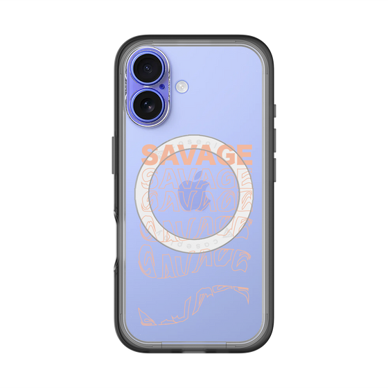 スリムプロテクションプレミアムケース with MagSafe［ SAVAGE Orange ］