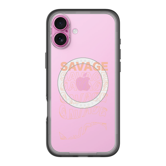 スリムプロテクションプレミアムケース with MagSafe［ SAVAGE Orange ］