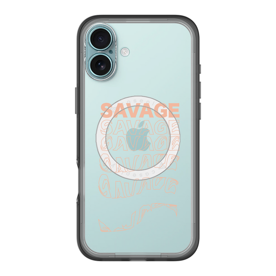 スリムプロテクションプレミアムケース with MagSafe［ SAVAGE Orange ］
