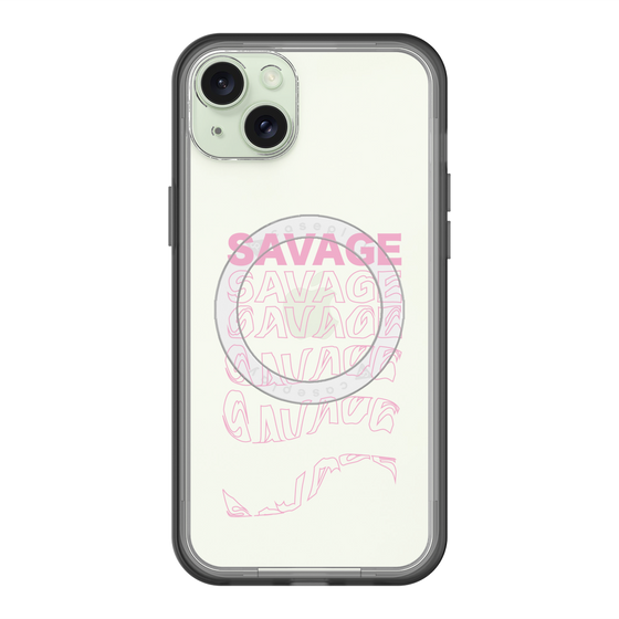 スリムプロテクションプレミアムケース with MagSafe［ SAVAGE Pink ］