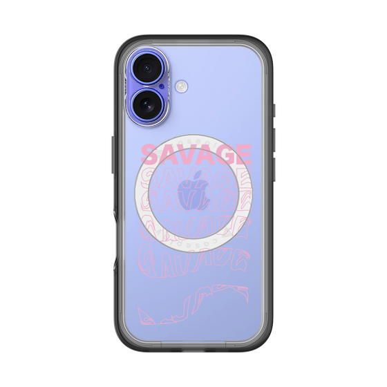 スリムプロテクションプレミアムケース with MagSafe［ SAVAGE Pink ］