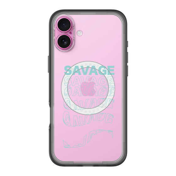 スリムプロテクションプレミアムケース with MagSafe［ SAVAGE Blue ］