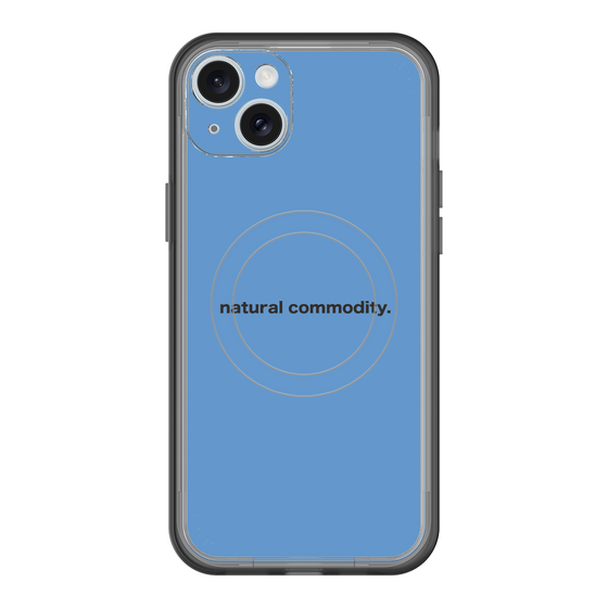 スリムプロテクションプレミアムケース with MagSafe［ NATURAL COMMODITY Blue ］