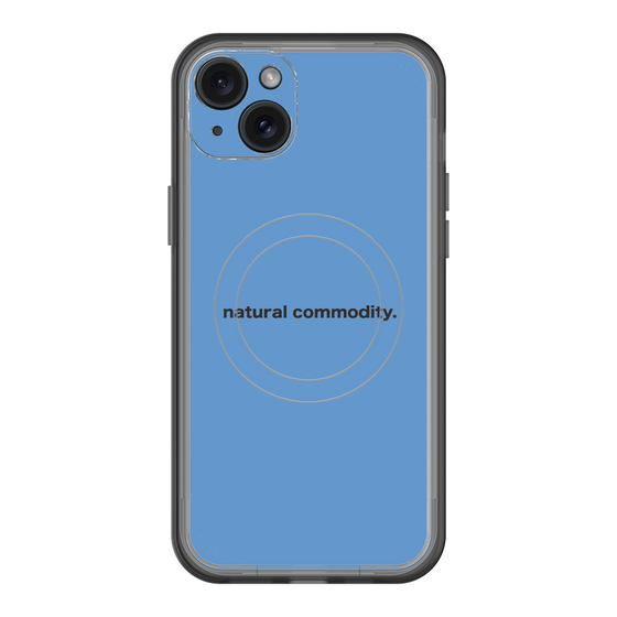 スリムプロテクションプレミアムケース with MagSafe［ NATURAL COMMODITY Blue ］