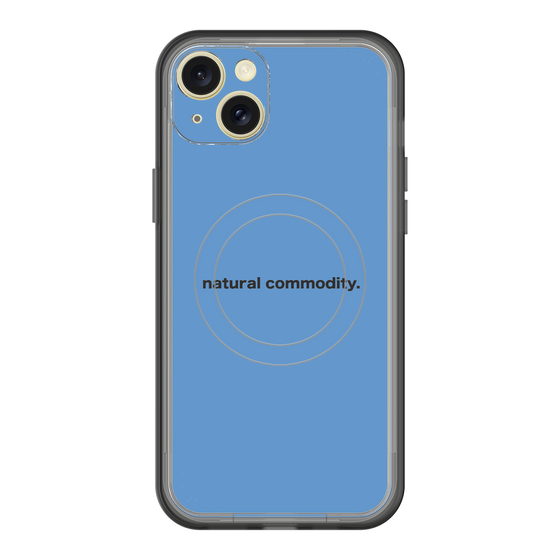 スリムプロテクションプレミアムケース with MagSafe［ NATURAL COMMODITY Blue ］