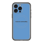 スリムプロテクションプレミアムケース with MagSafe［ NATURAL COMMODITY Blue ］