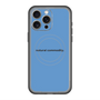 スリムプロテクションプレミアムケース with MagSafe［ NATURAL COMMODITY Blue ］
