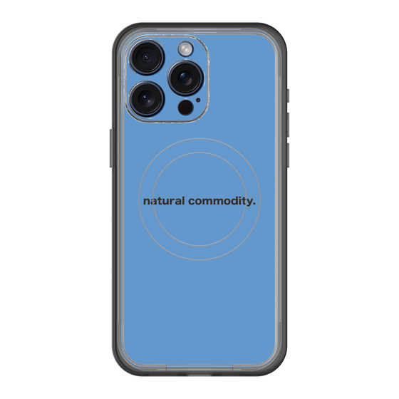 スリムプロテクションプレミアムケース with MagSafe［ NATURAL COMMODITY Blue ］