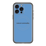 スリムプロテクションプレミアムケース with MagSafe［ NATURAL COMMODITY Blue ］