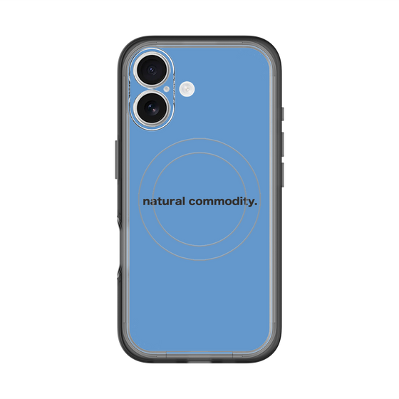 スリムプロテクションプレミアムケース with MagSafe［ NATURAL COMMODITY Blue ］
