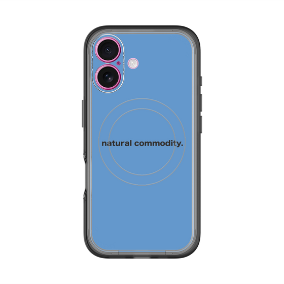 スリムプロテクションプレミアムケース with MagSafe［ NATURAL COMMODITY Blue ］