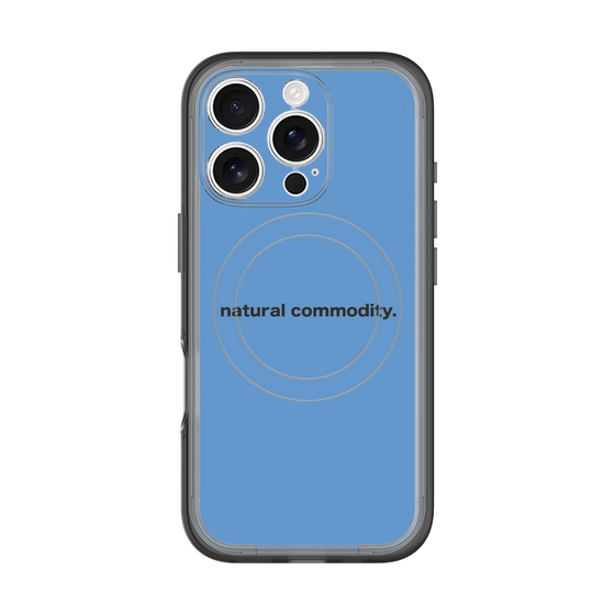 スリムプロテクションプレミアムケース with MagSafe［ NATURAL COMMODITY Blue ］