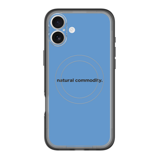 スリムプロテクションプレミアムケース with MagSafe［ NATURAL COMMODITY Blue ］