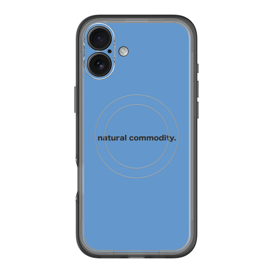 スリムプロテクションプレミアムケース with MagSafe［ NATURAL COMMODITY Blue ］