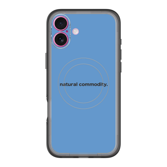 スリムプロテクションプレミアムケース with MagSafe［ NATURAL COMMODITY Blue ］