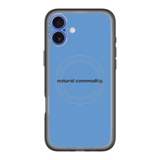 スリムプロテクションプレミアムケース with MagSafe［ NATURAL COMMODITY Blue ］