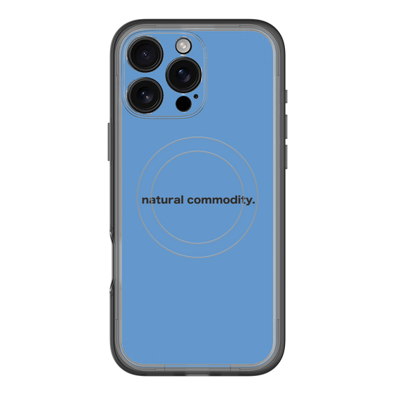 スリムプロテクションプレミアムケース with MagSafe［ NATURAL COMMODITY Blue ］