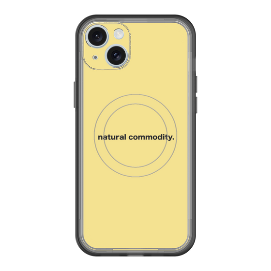 スリムプロテクションプレミアムケース with MagSafe［ NATURAL COMMODITY Yellow ］