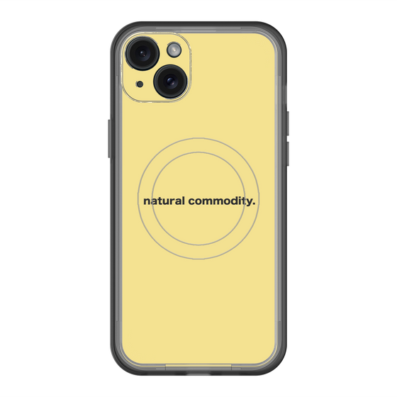 スリムプロテクションプレミアムケース with MagSafe［ NATURAL COMMODITY Yellow ］