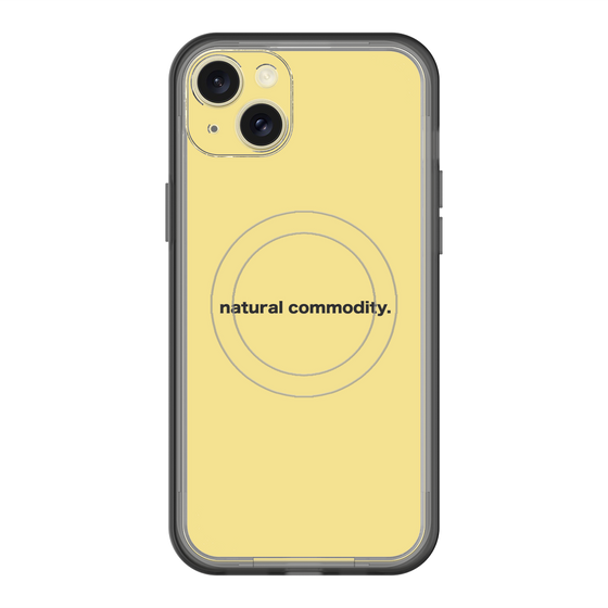 スリムプロテクションプレミアムケース with MagSafe［ NATURAL COMMODITY Yellow ］