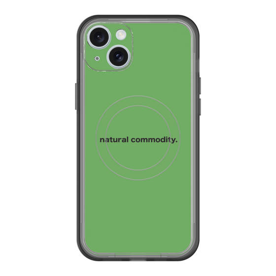 スリムプロテクションプレミアムケース with MagSafe［ NATURAL COMMODITY Green ］