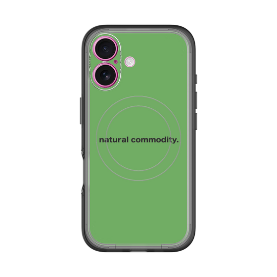 スリムプロテクションプレミアムケース with MagSafe［ NATURAL COMMODITY Green ］