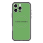 スリムプロテクションプレミアムケース with MagSafe［ NATURAL COMMODITY Green ］