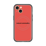 スリムプロテクションプレミアムケース with MagSafe［ NATURAL COMMODITY Red ］