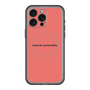 スリムプロテクションプレミアムケース with MagSafe［ NATURAL COMMODITY Red ］