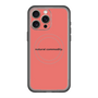 スリムプロテクションプレミアムケース with MagSafe［ NATURAL COMMODITY Red ］