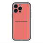 スリムプロテクションプレミアムケース with MagSafe［ NATURAL COMMODITY Red ］