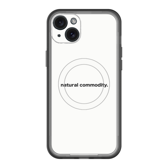 スリムプロテクションプレミアムケース with MagSafe［ NATURAL COMMODITY White ］