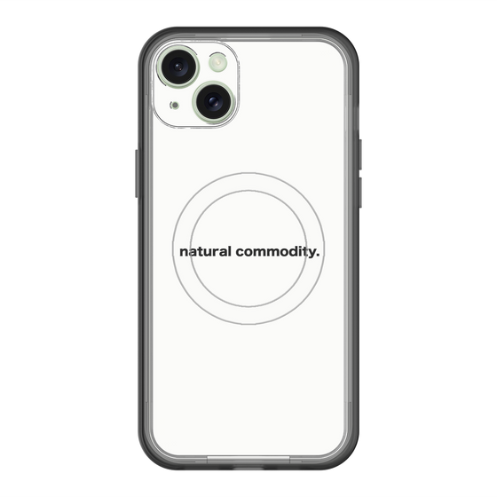 スリムプロテクションプレミアムケース with MagSafe［ NATURAL COMMODITY White ］