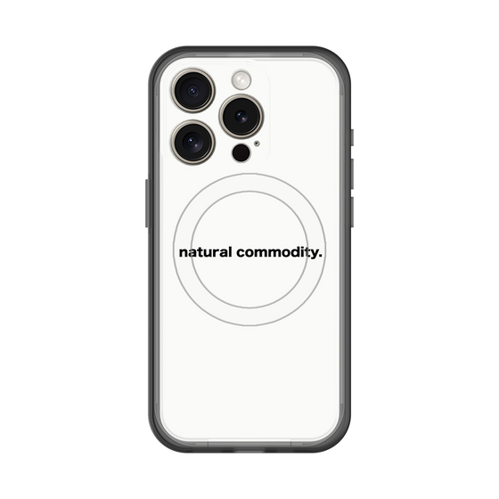 スリムプロテクションプレミアムケース with MagSafe［ NATURAL COMMODITY White ］