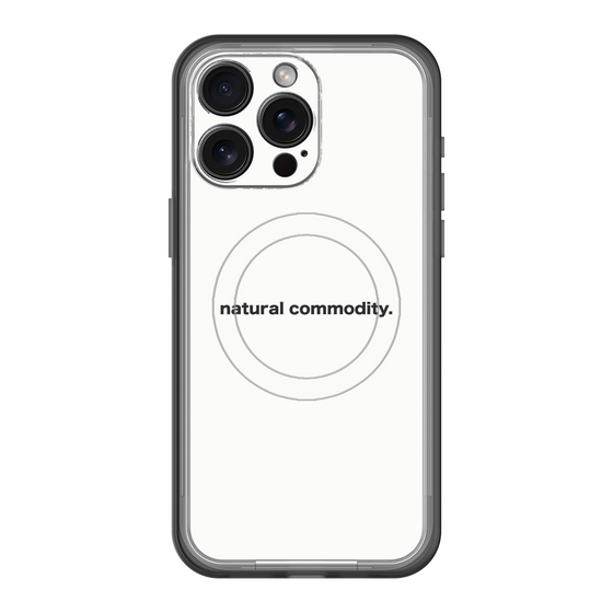 スリムプロテクションプレミアムケース with MagSafe［ NATURAL COMMODITY White ］