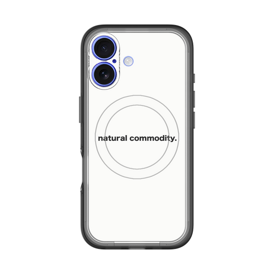 スリムプロテクションプレミアムケース with MagSafe［ NATURAL COMMODITY White ］