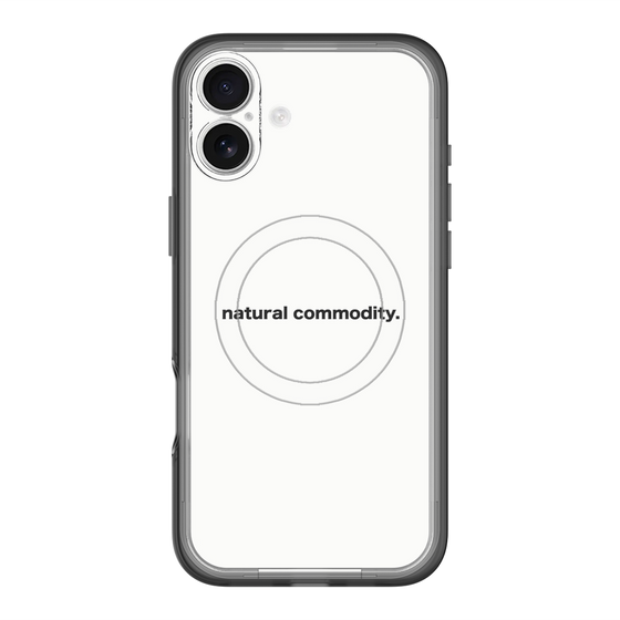 スリムプロテクションプレミアムケース with MagSafe［ NATURAL COMMODITY White ］
