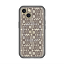 スリムプロテクションプレミアムケース with MagSafe［ LANVIN en Bleu - Logo Pattern - Black ］