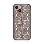 スリムプロテクションプレミアムケース with MagSafe［ LANVIN en Bleu - Logo Pattern - Black ］