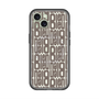 スリムプロテクションプレミアムケース with MagSafe［ LANVIN en Bleu - Logo Pattern - Black ］